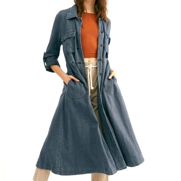 Free People Jackets & Blazers - #40 Free People Rainz Duster jacket (medium)